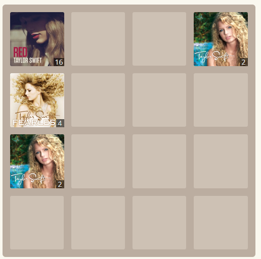 Taylor Swift albums 2048