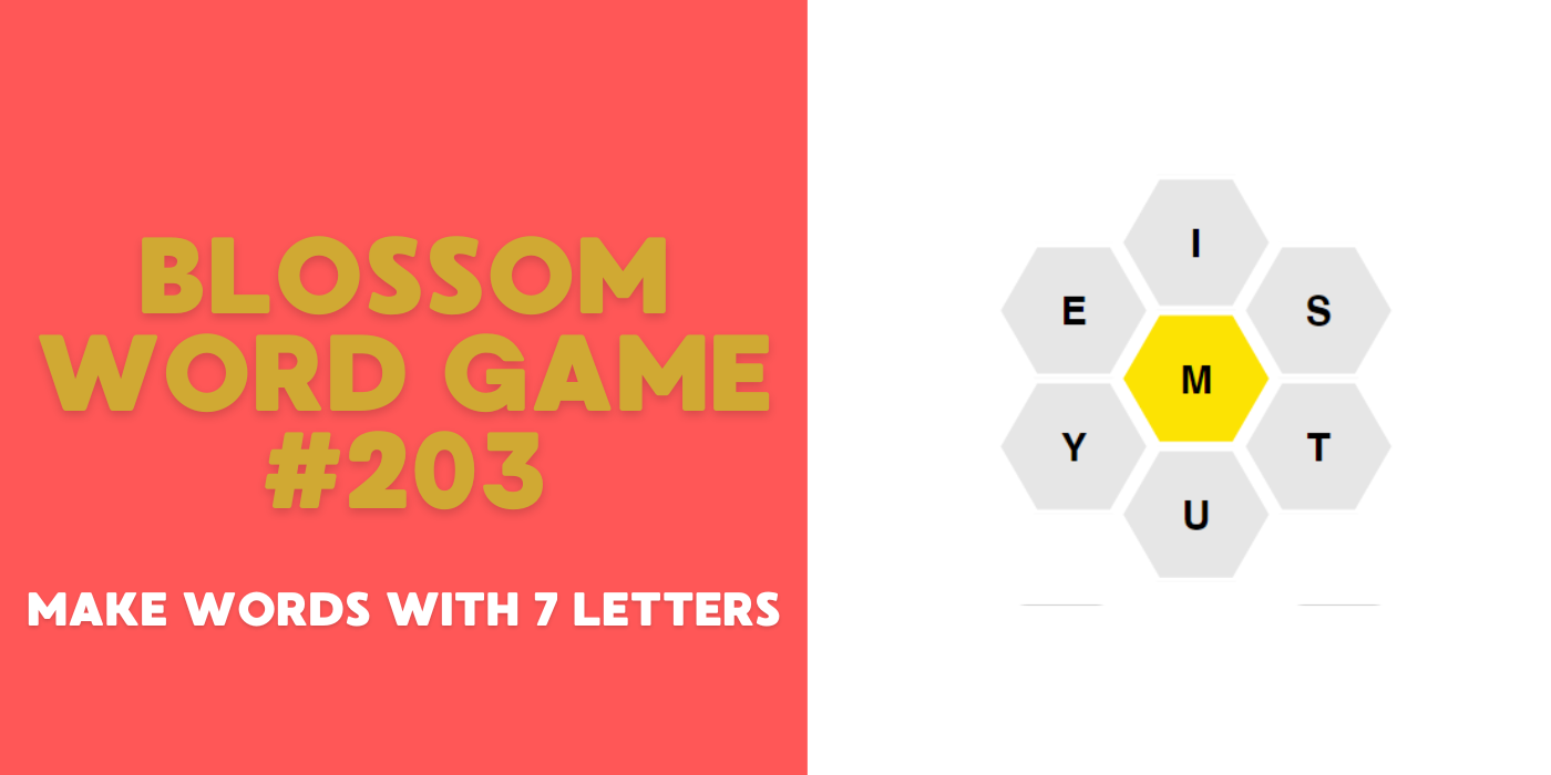 Blossom Word Game 204