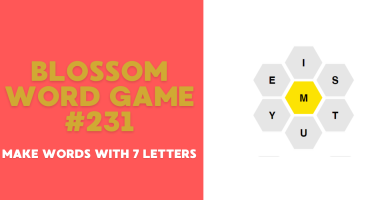 Blossom Word Game 231