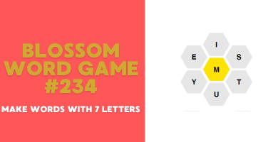 Blossom Word Game 234