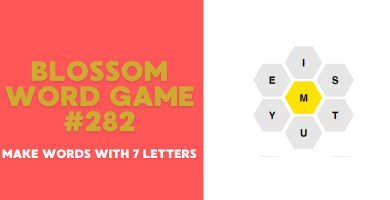 Blossom Word Game 282