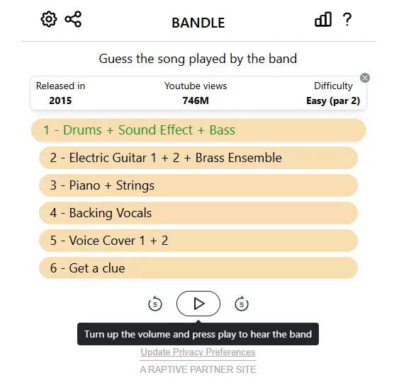 Bandle answer today