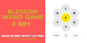 Blossom Word Game 601