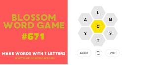 Blossom Word Game 671