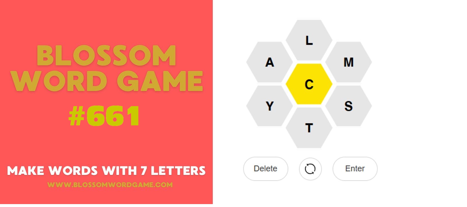 Blossom Word Game 661