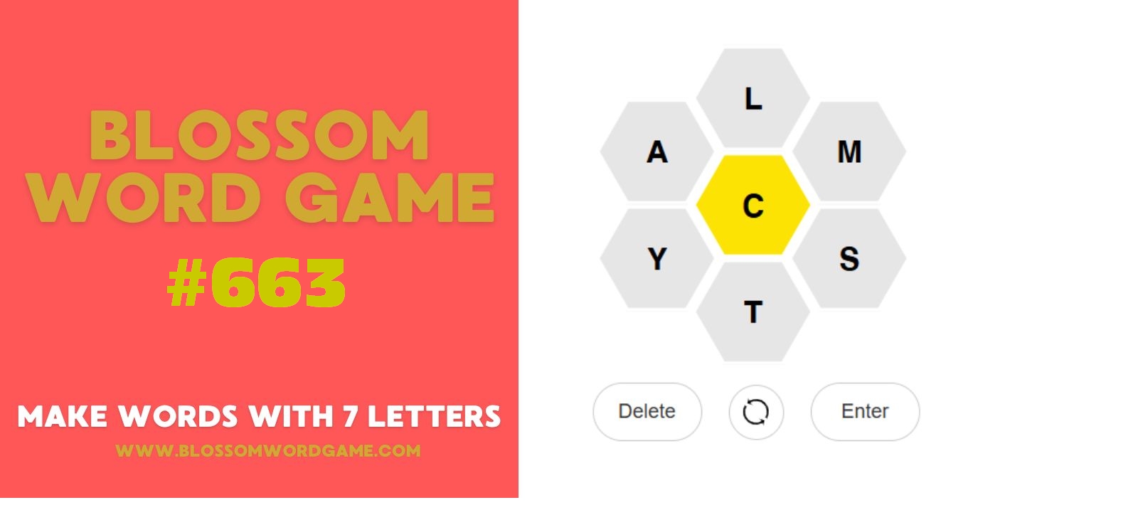 Blossom Word Game 663