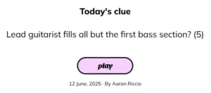 Minute Cryptic June 12