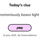 Minute Cryptic June 13