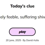 Minute Cryptic June 20