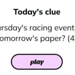 Minute Cryptic June 3