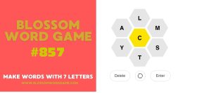Blossom Word Game 857