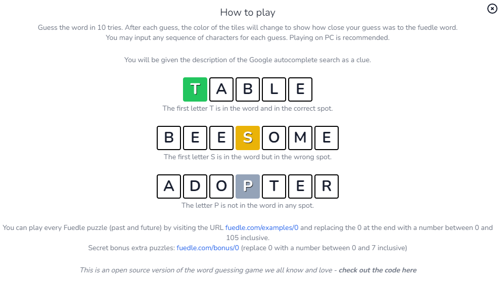 Feudle - Google Feud Wordle - Blossom Word Games