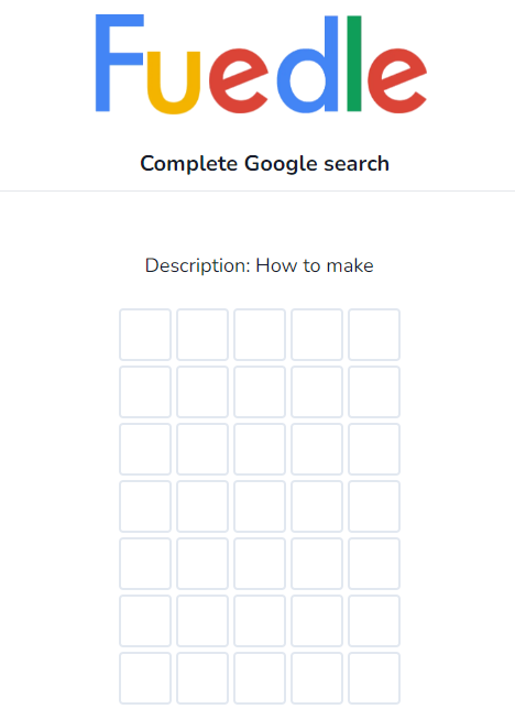 How To Play Google Feud